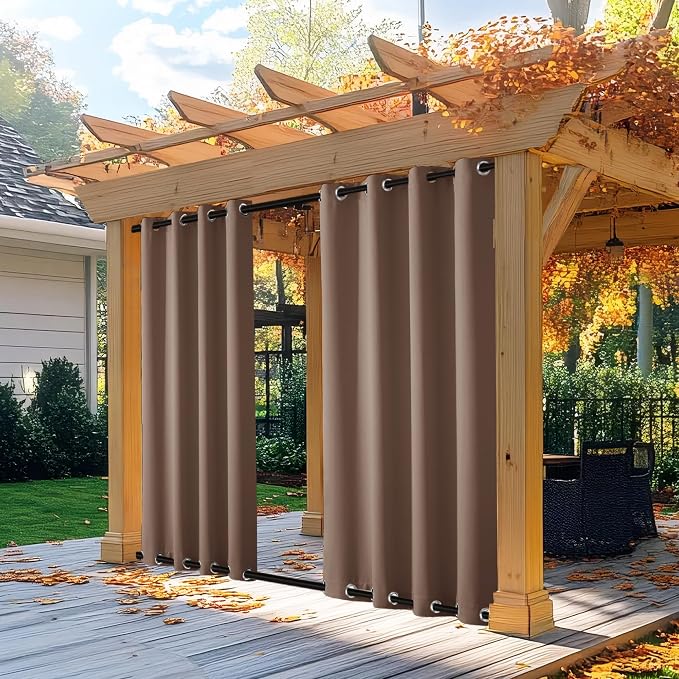 NICETOWN 2 Panels Outdoor Curtains - Image 8