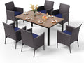 PHI VILLA 7 Pieces Outdoor Dining Set by PHIVILLAThepioneerofcomfortablehouseholdsupplies