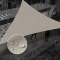 SUNNY GUARD Waterproof Sun Shade Sail 10'x20'x22.4' Taupe Right Triangle UV by SUNNYGUARD