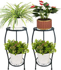 2 Pack 25.2 inch Metal Plant Stand Rack by alleegold