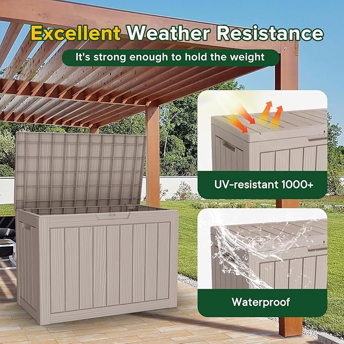 DRATO 45 Gallon Deck Box, Outdoor Storage Box - Image 5