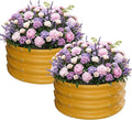 ZXZYHFTY Round Galvanized Raised Garden Bed kit, Round Large Metal Raised by ZXZYHFTY