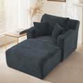 65.4" Chaise Lounge Chair Indoor, Oversized Boneless Couch Comfy Upholstered by VEPXXP