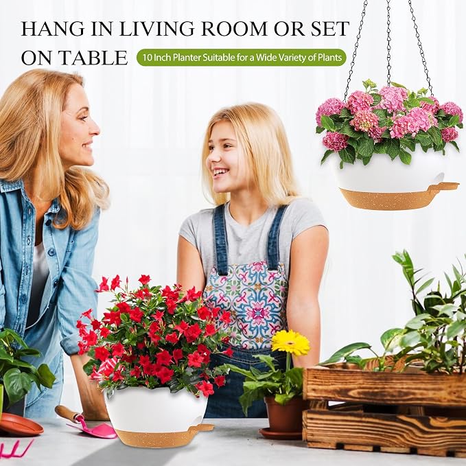 10 Inch Hanging Baskets 2 PC - Image 6