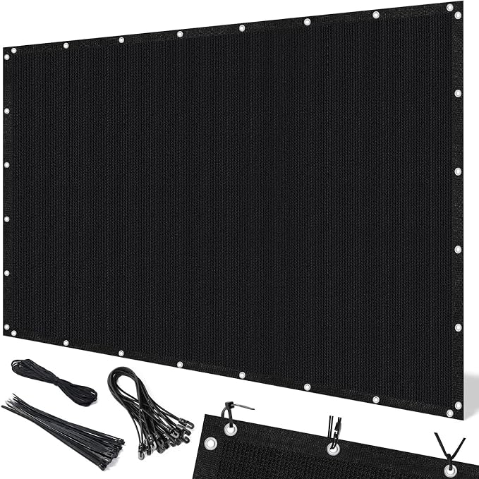 Artpuch 90% Sun Shade Cloth, 8 x 20 FT Pergola Shade Cover Canopy by Artpuch