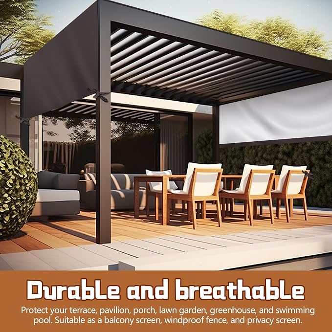 Universal Pergola Replacement Canopy Outdoor Canopy Shade Cover Waterproof - Image 7