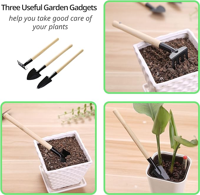 Plant Saucer, 7 Pack 8 10 12 14 15 Inch Durable Plastic Plant Trays - Image 4