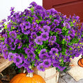 Artificial Flowers for Outdoor, UV Resistant Fake Silk Flowers, Realistic Faux by Welcometothetrytuny