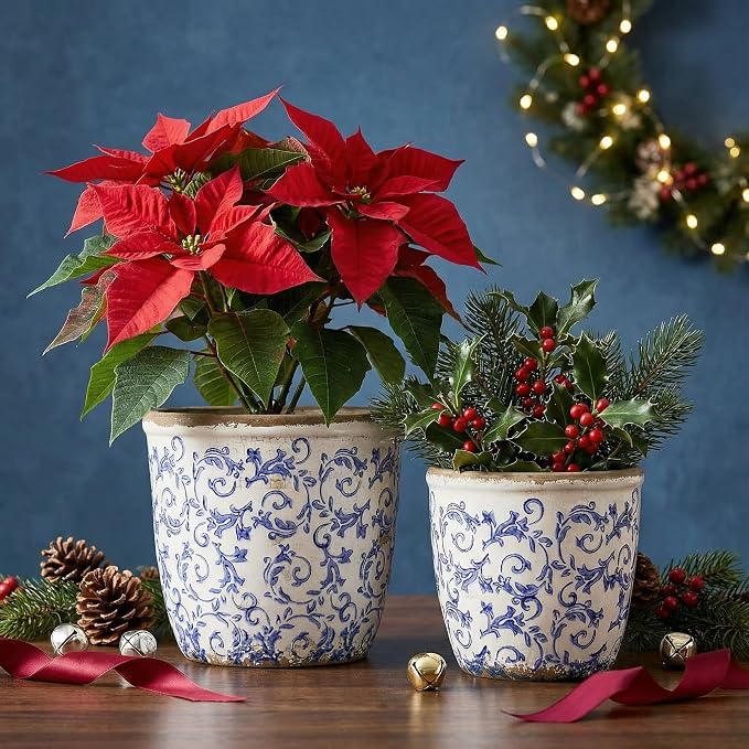 Vintage Ceramic Planter Without Drainage Hole, 6.5 Inch - Image 9