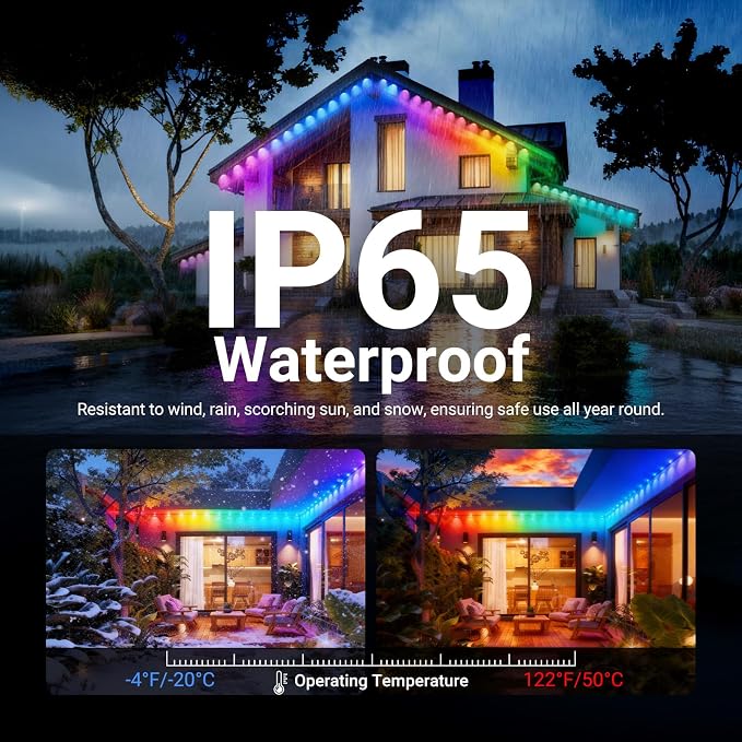 NEEWER 48ft Permanent Outdoor Lights - Image 6