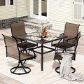 LEVELEVE 5 Piece Outdoor Patio Dining Set by Enjoyyourlife
