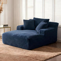 66" Chaise Lounge Chair Indoor, Oversized Boneless Couch Comfy Upholstered by VEPXXP