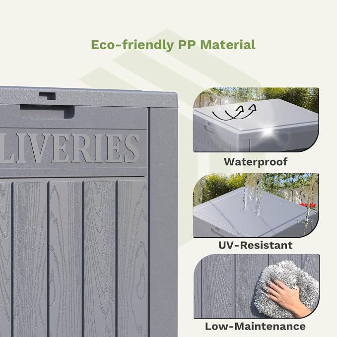 Patiowell 48-Gallon Resin Package Delivery Box - Image 6