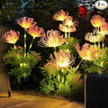 Solar Garden Lights Glowing Flowers & Stems, Outdoor Garden Decoration by StarryMine