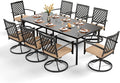 PHI VILLA 9 Pieces Outdoor Dining Set by PHIVILLAThepioneerofcomfortablehouseholdsupplies