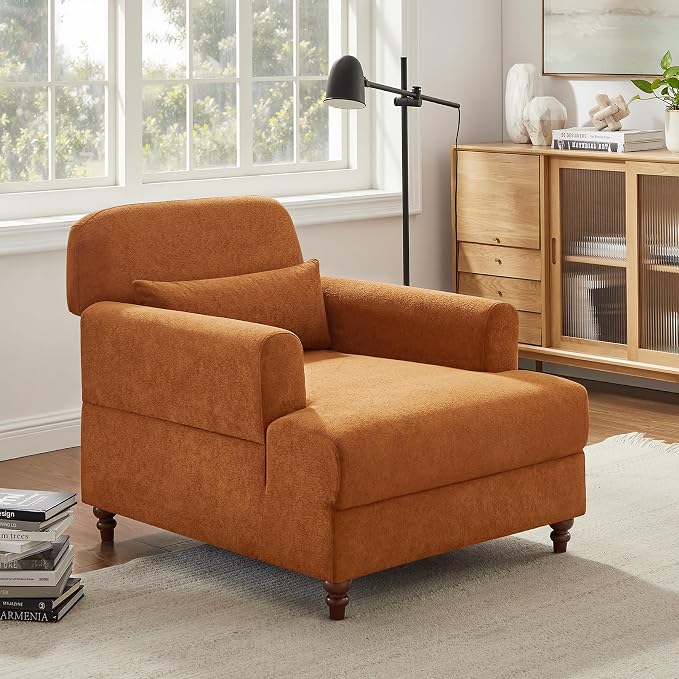Oversized Chaise Lounge Chair, Cloud Fluffy Chaise Sofa Recliner by VANOMi