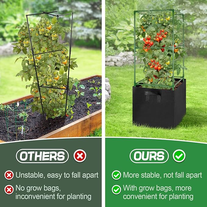 ANPHSIN 3 Sets Tomato Cages - Image 2