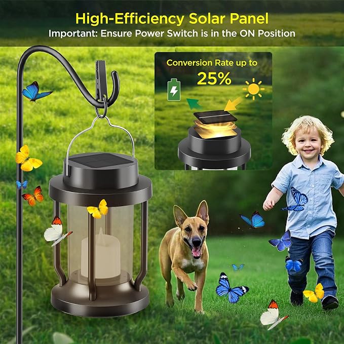 Solar Lantern Outdoor & Indoor Use – Hanging Solar Lights - Image 4