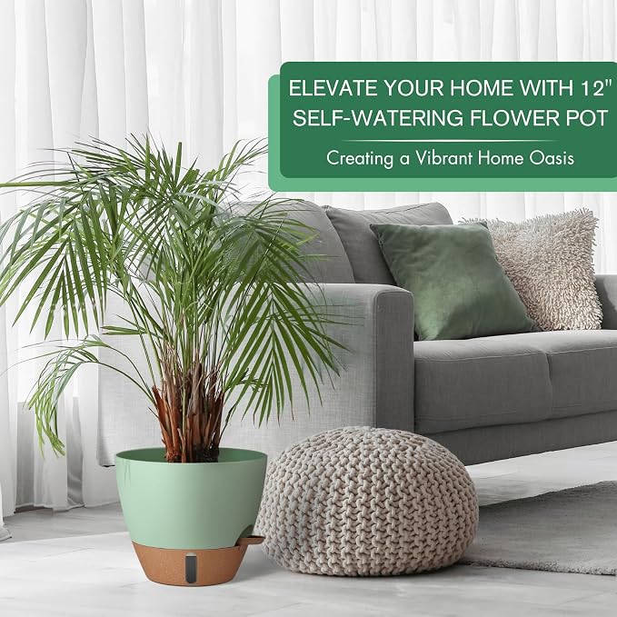 12/10/8 Inch Self Watering Pots - Image 2