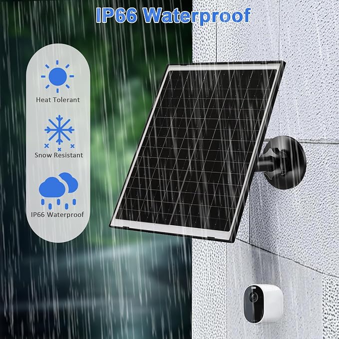 Zivif Solar Panel Charger for Arlo Essential 2K, Essential XL & Spotlight - Image 5