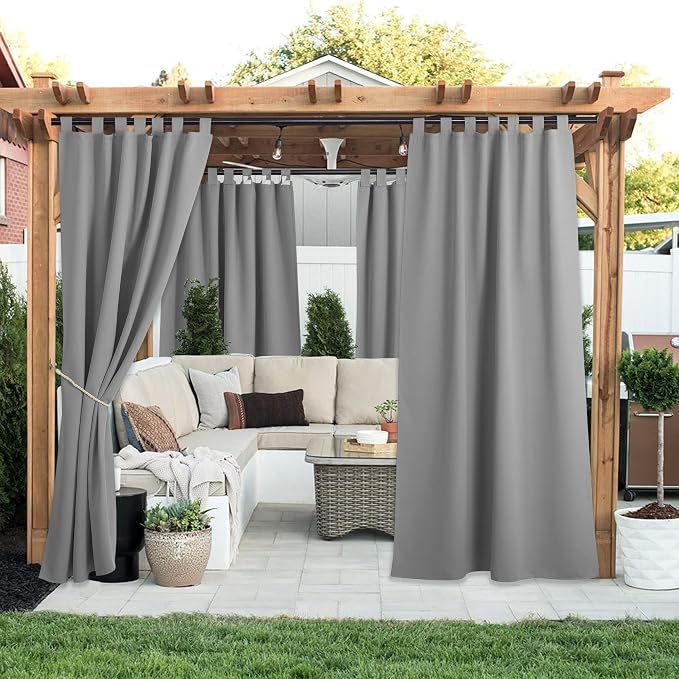 NICETOWN 2 Pieces Outdoor Curtainss - Image 2