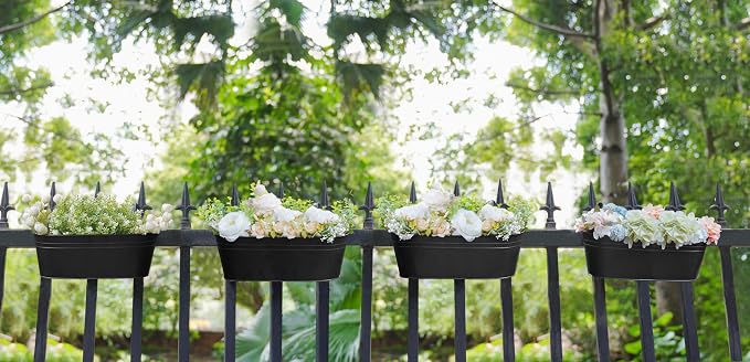Dahey 4 Pcs Metal Hanging Flower Pots - Image 5