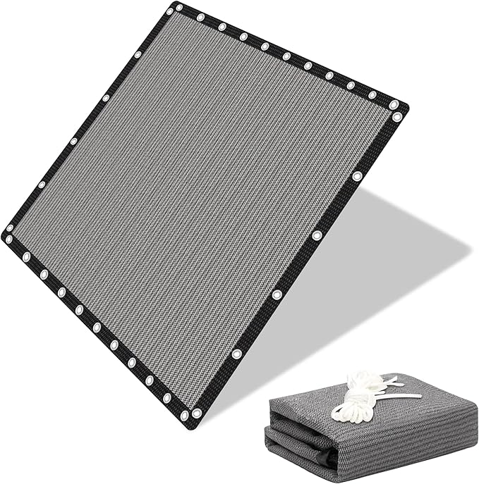 EMERIT 90% Shade Cloth Sun Shade Fabric Privacy Screen Shade Cover by eMERIT