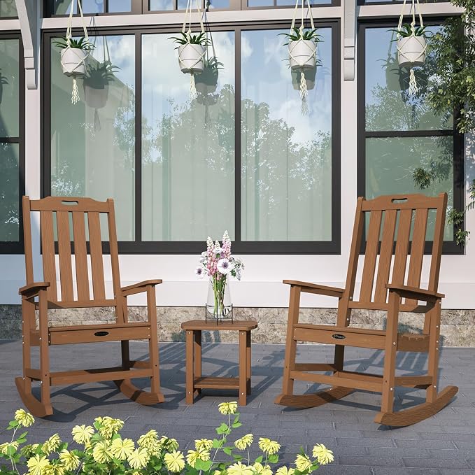 Oversized Rocking Chair Set of 8, Outdoor Rocking Chair - Image 2