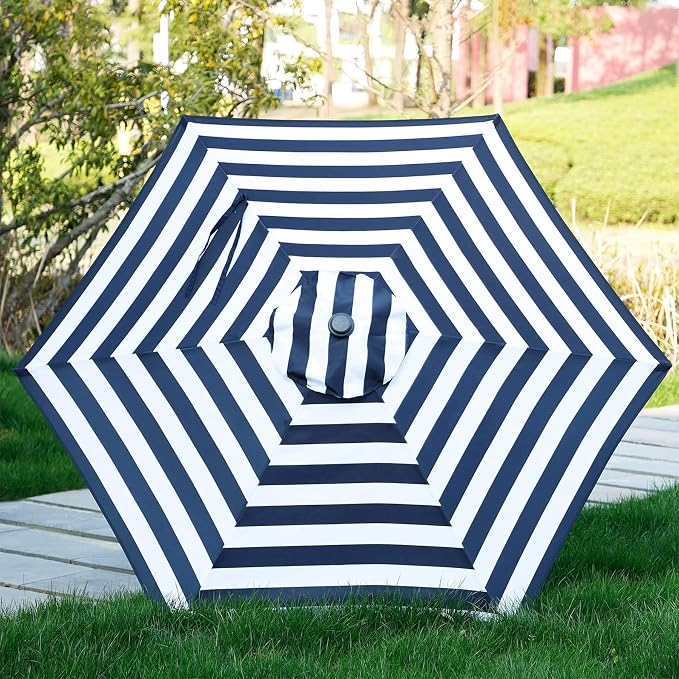 Blissun 7.5 ft Patio Umbrella, Yard Umbrella, Outdoor Market Umbrella - Image 4