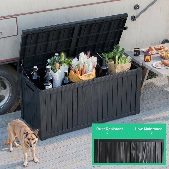 ROJIK Outdoor Storage Housing Deck Box - Image 7