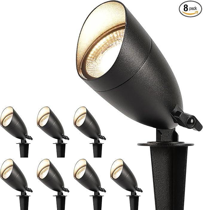 LUTEC 12V Low Voltage Landscape Lighting, Die-cast Aluminum Spot Lights by LUTEC