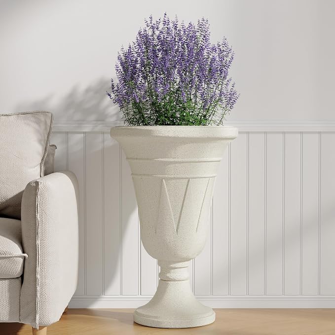 23" Tall Planters for Outdoor Plants Set of 2, Planter - Image 7