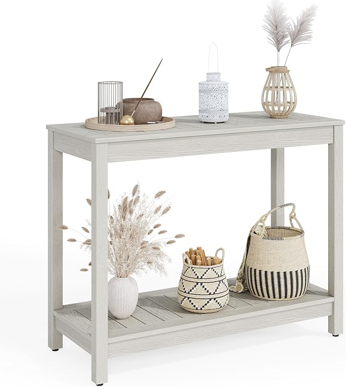 DWVO 38.3" Outdoor Bar Table Console Table, HIPS Material Indoor Outdoor by DWVO
