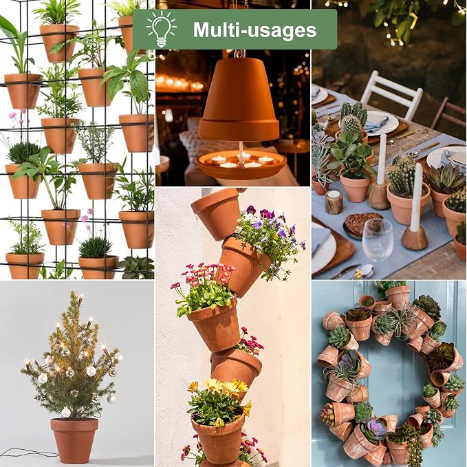 Orceler 6 inch Terracotta & Clay Pots - Image 5