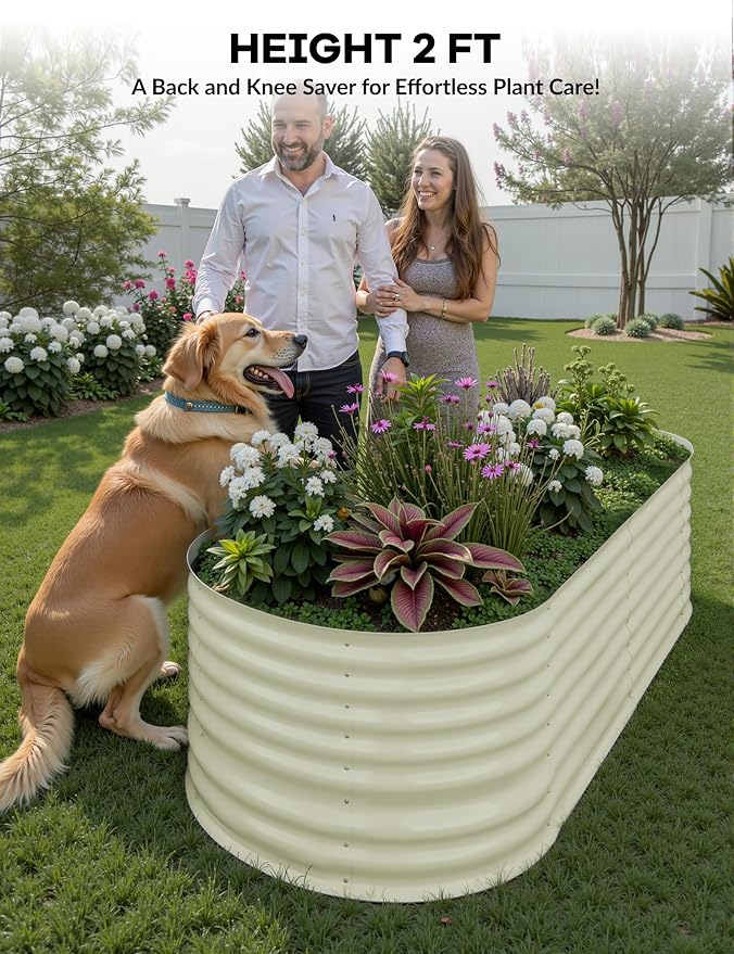 GarveeLife 2 Pcs Raised Garden Beds Outdoor 6x3x2 ft - Image 2