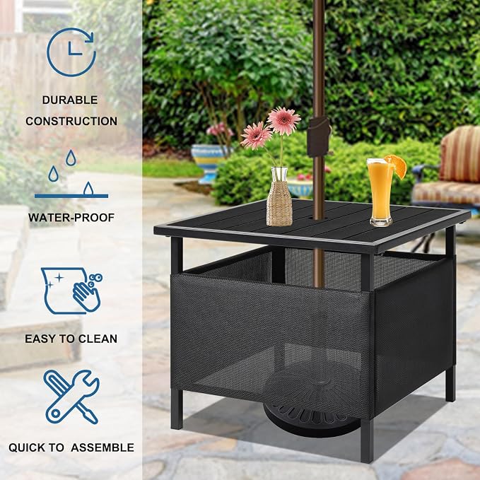 LZRS Adirondack Square Outdoor Side Table - Image 6