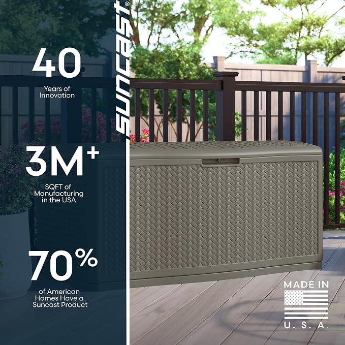 Suncast Extra Large Deck Box - Image 9