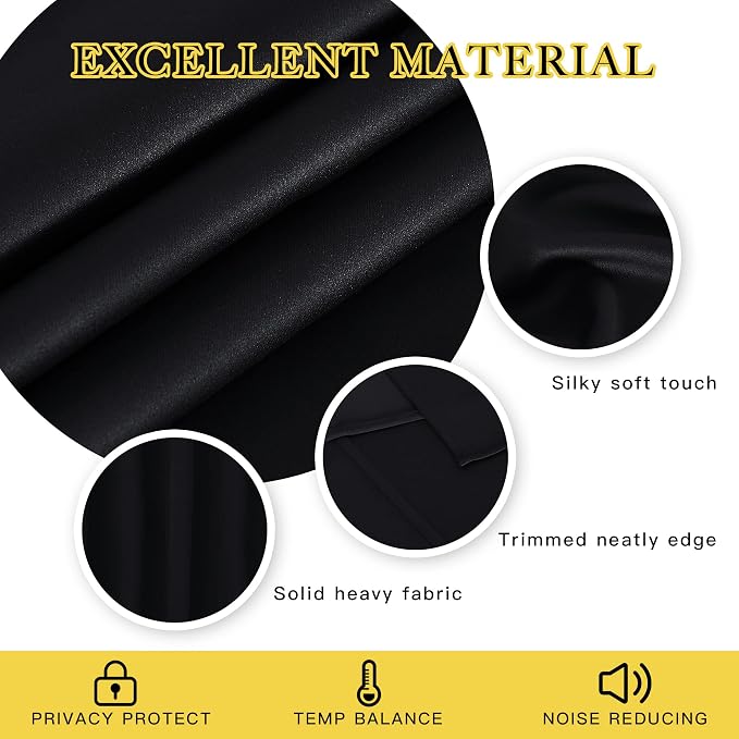 NICETOWN Blackout Curtain Drape - Image 4