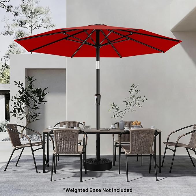 AreShark 9 FT Patio Umbrella for Outdoor, Outdoor Table Umbrella - Image 6