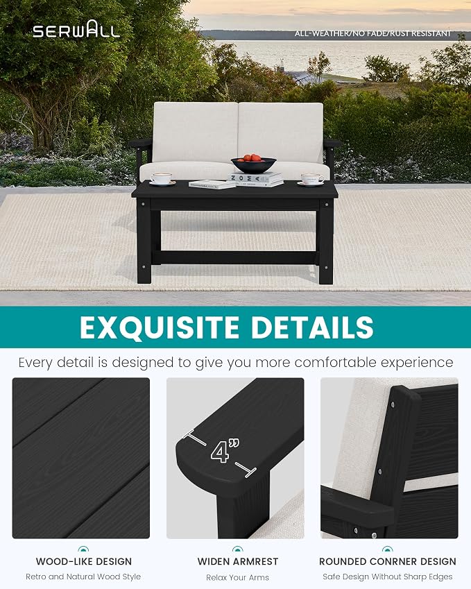 SERWALL Outdoor Loveseat - Image 4