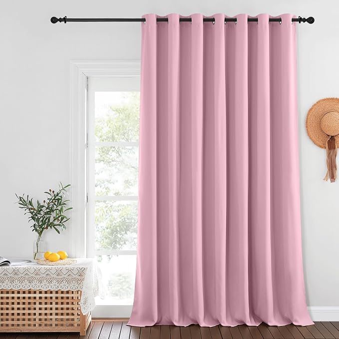 NICETOWN Blackout Curtains for Sliding Glass Door Room Divider Noise Reduce by NICETOWN