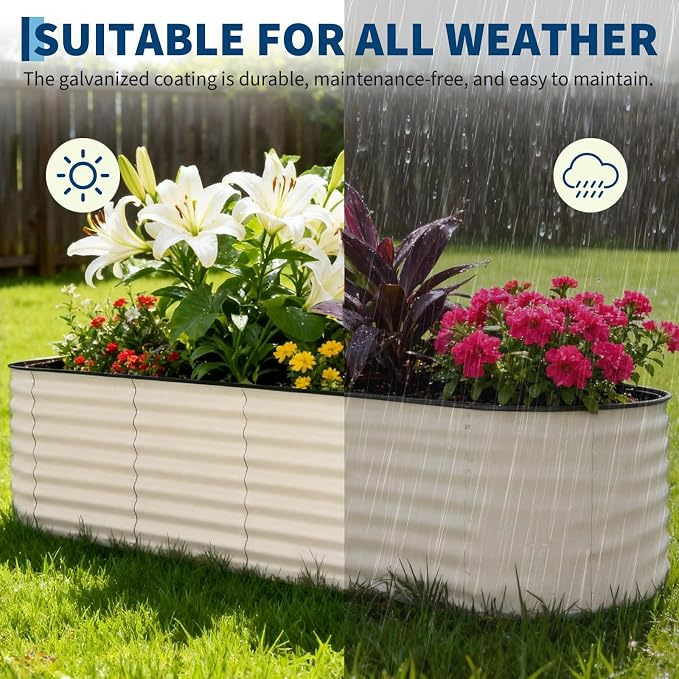 Garvee 2 Pack Galvanized Raised Garden Beds - Image 7