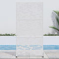 Casaphoria 72" H x 35" W Metal Outdoor Privacy Screen, Freestanding Decorative by Casaphoria