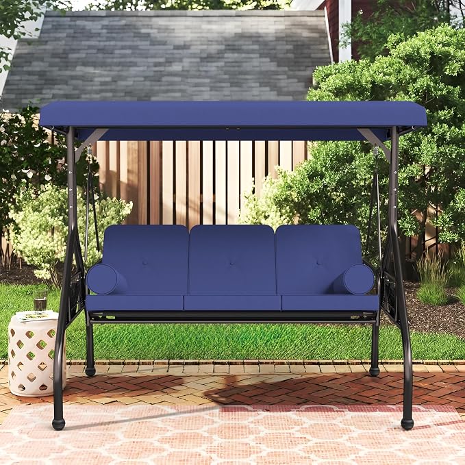 Oakcloud 3-Seat Outdoor Porch Swing - Image 7