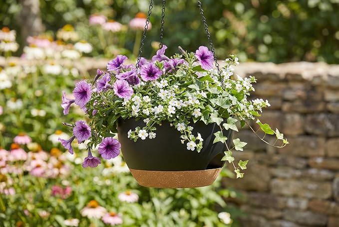 Hanging Planters 3-Pack, 8 Inch Self-Watering Hanging Pots - Image 4