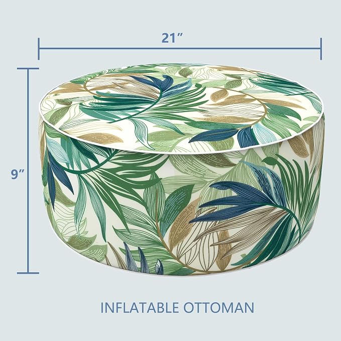 LVTXIII Inflatable Stool Ottoman Footrest - Image 3