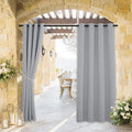 RYB HOME Outdoor Curtains for Patio Waterproof Block Sunlight Thermal Insulated by RYBHOME