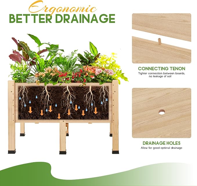 AMERLIFE 4x2 Ft Raised Garden Bed - Image 4