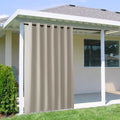 NICETOWN Outdoor Curtain for Patio Waterproof Extra Wide 100 in, Sun Blocking by NICETOWN