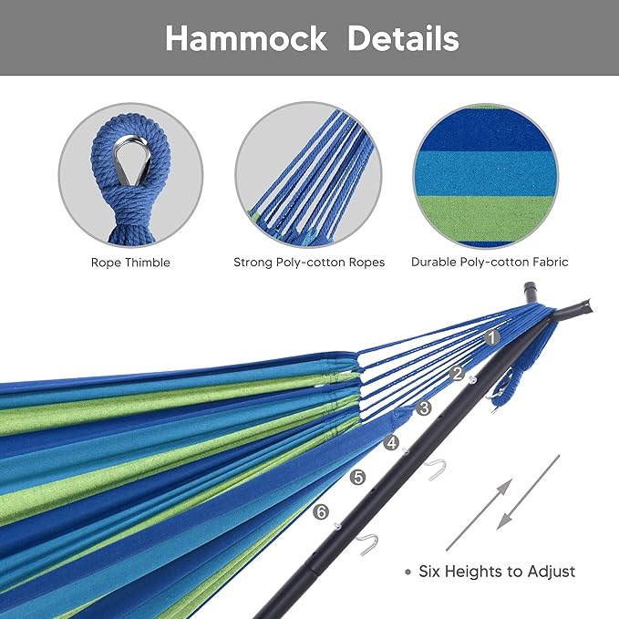 SUNCREAT 2-in-1 Hammocks Hammock Chair - Image 5
